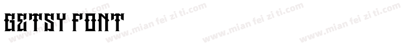 Getsy Font字体转换